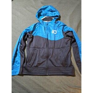 Boys Nike Kevin Durant Full Zip Hoodie Jacket Size XL Blue